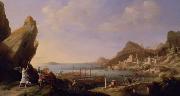 Bartholomeus Breenbergh Coastal Landscape with Balaam and the Ass USA oil painting artist